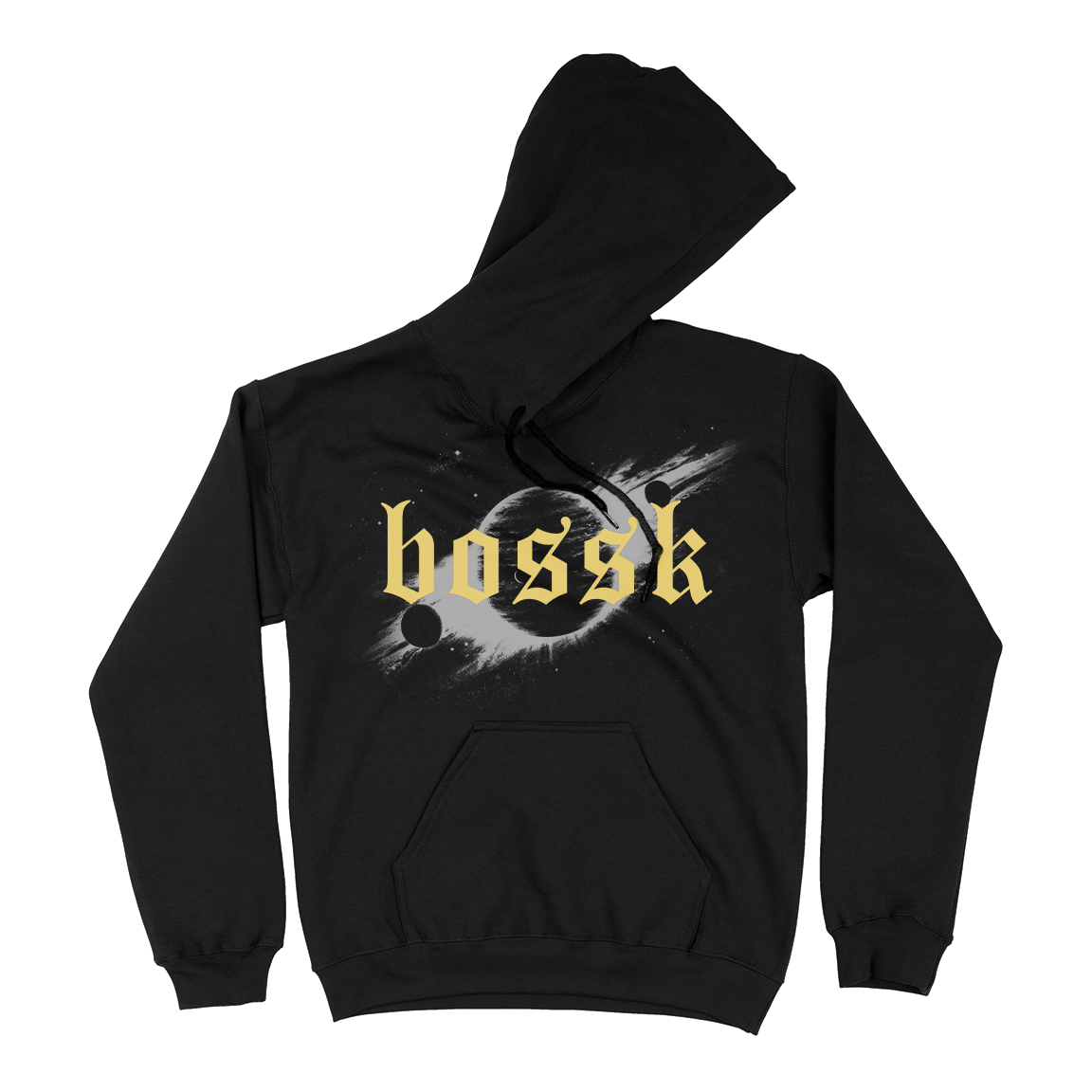 Bossk &quot;Cosmos&quot; Black Hooded Sweatshirt