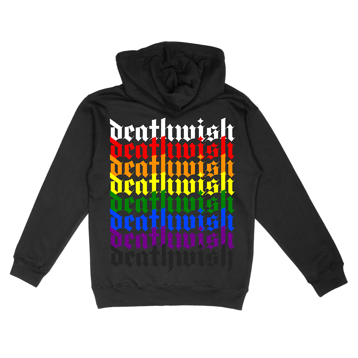 Deathwish &quot;Pride&quot; Black Hooded Sweatshirt