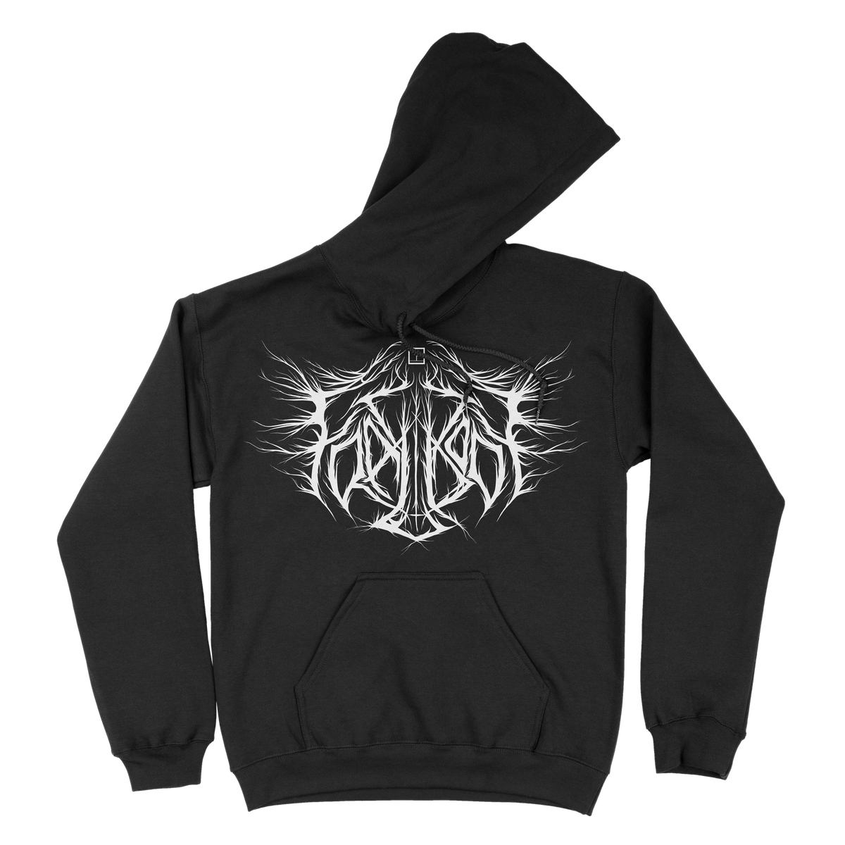 FRAIL BODY &quot;Metal Logo&quot; Black Hooded Sweatshirt
