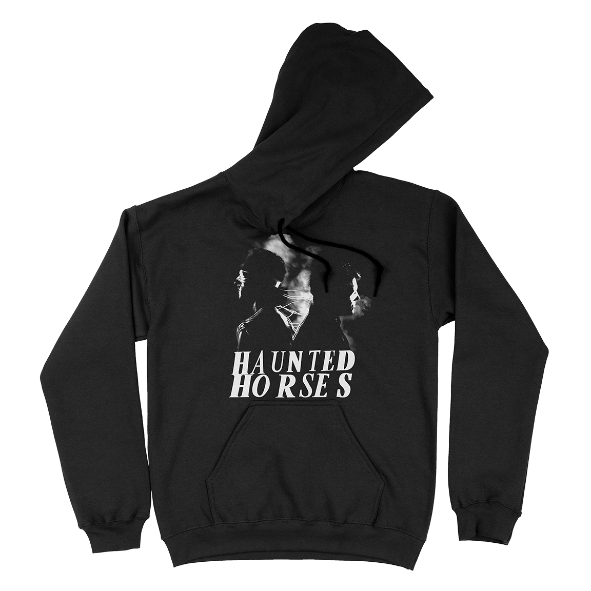 HAUNTED HORSES &quot;Thee Worst&quot; Black Hooded Sweatshirt