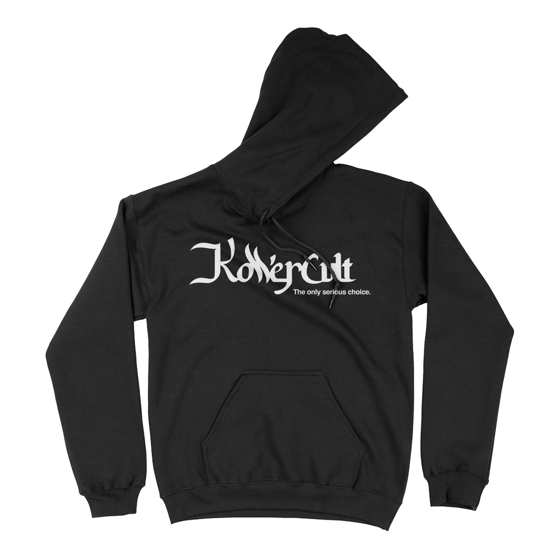 KOLLER CVLT &quot;The Only Serious Choice&quot; Black Hooded Sweatshirt