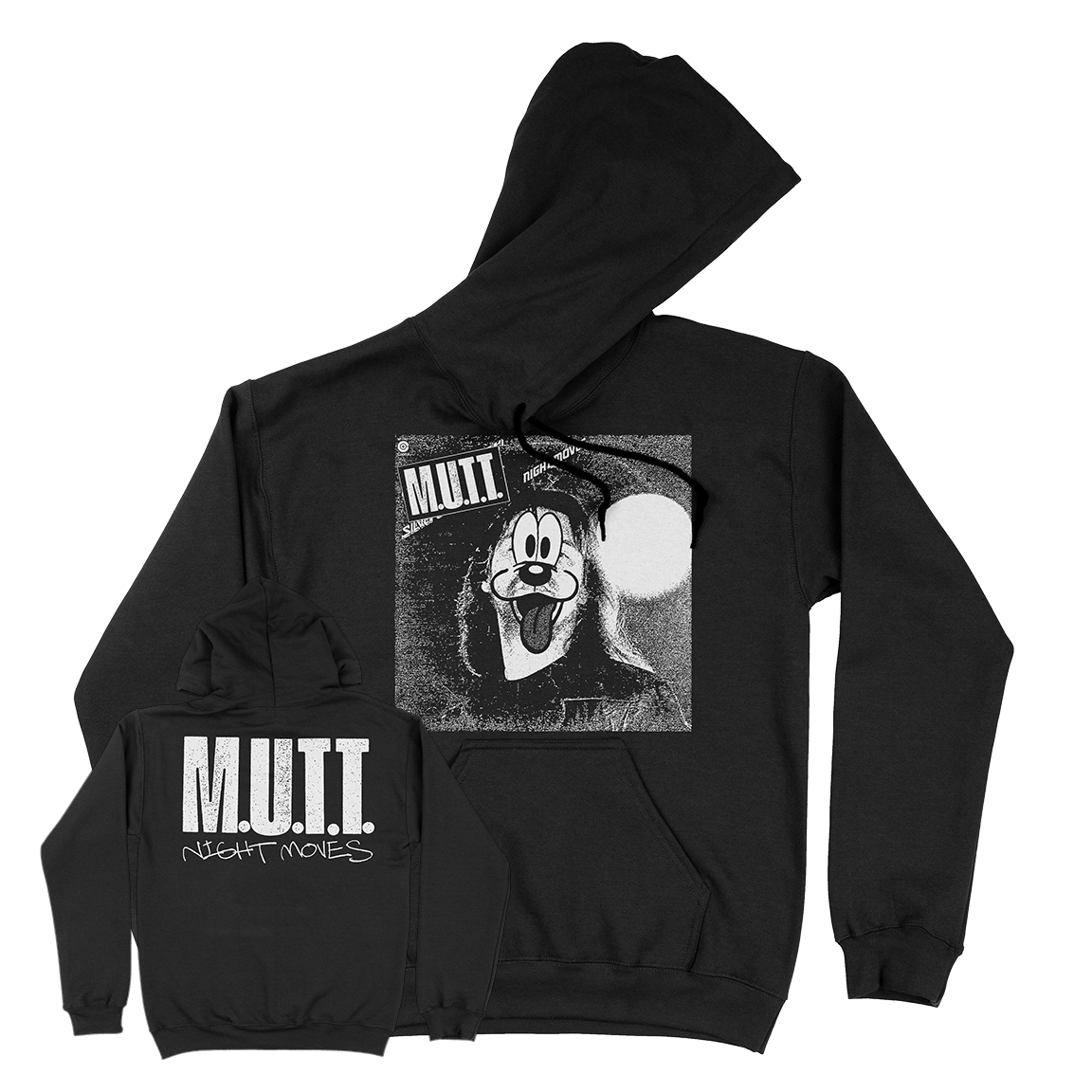 M.U.T.T. &quot;Night Moves&quot; Black Hooded Sweatshirt