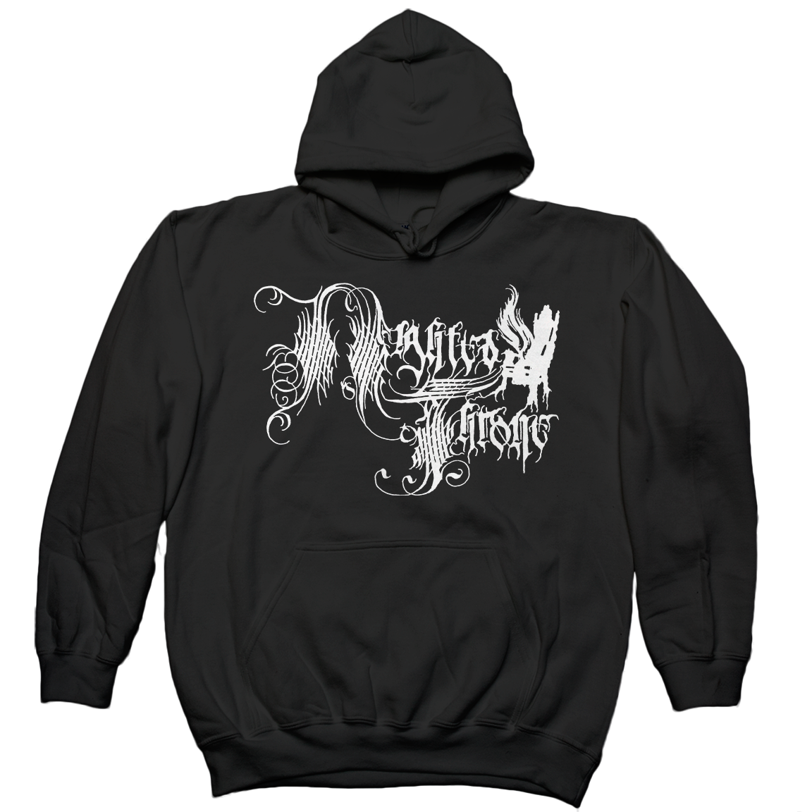 Nighted Throne &quot;Logo&quot; Black Hooded Sweatshirt