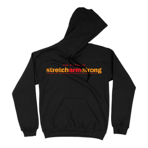 Stretch Arm Strong  "Den of Wolves" Black  Hooded Sweatshirt