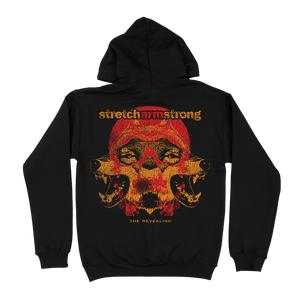 Stretch Arm Strong  "Den of Wolves" Black  Hooded Sweatshirt