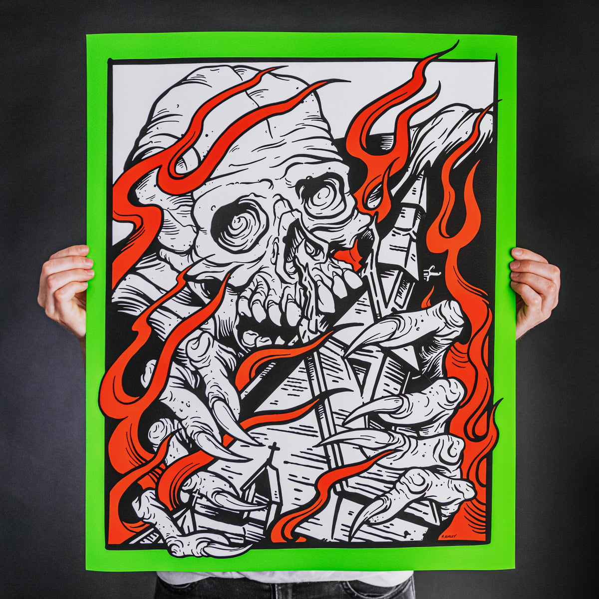 Abominable Electronics &quot;Throne Torcher&quot; Giclee Print