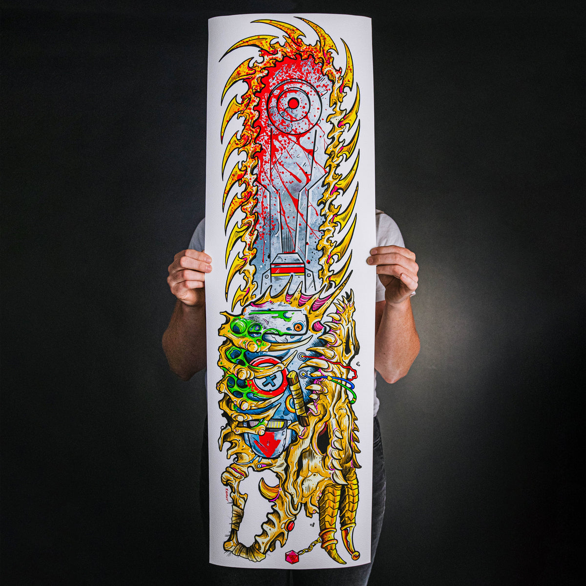 Abominable Electronics &quot;Chaotic Evil Ned&quot; Giclee Print