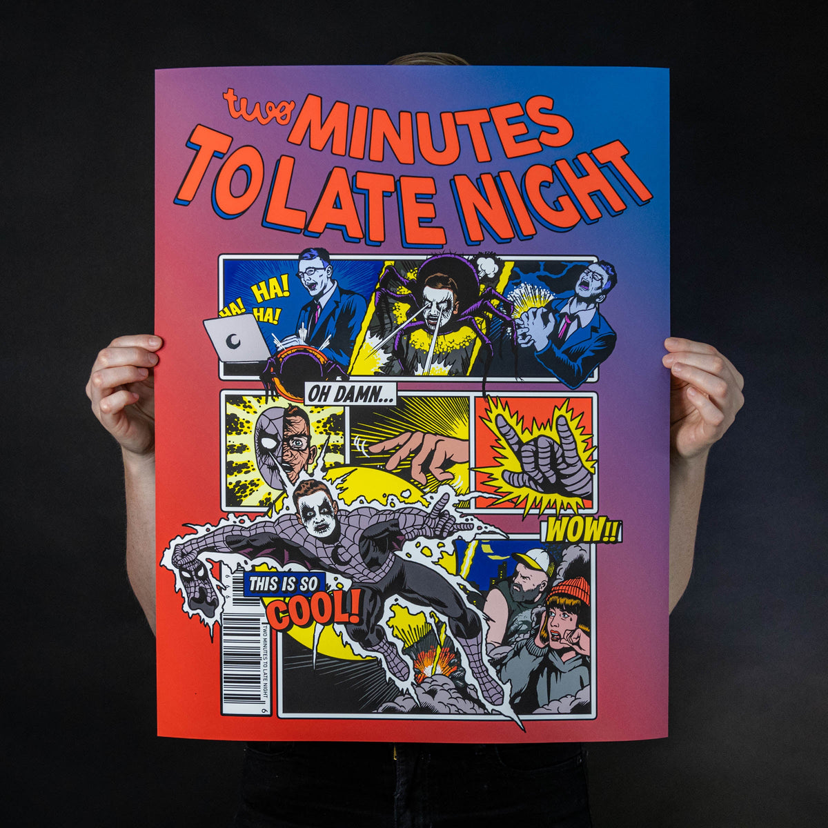 Two Minutes To Late Night &quot;Spider Time: Dark&quot; Giclee Print