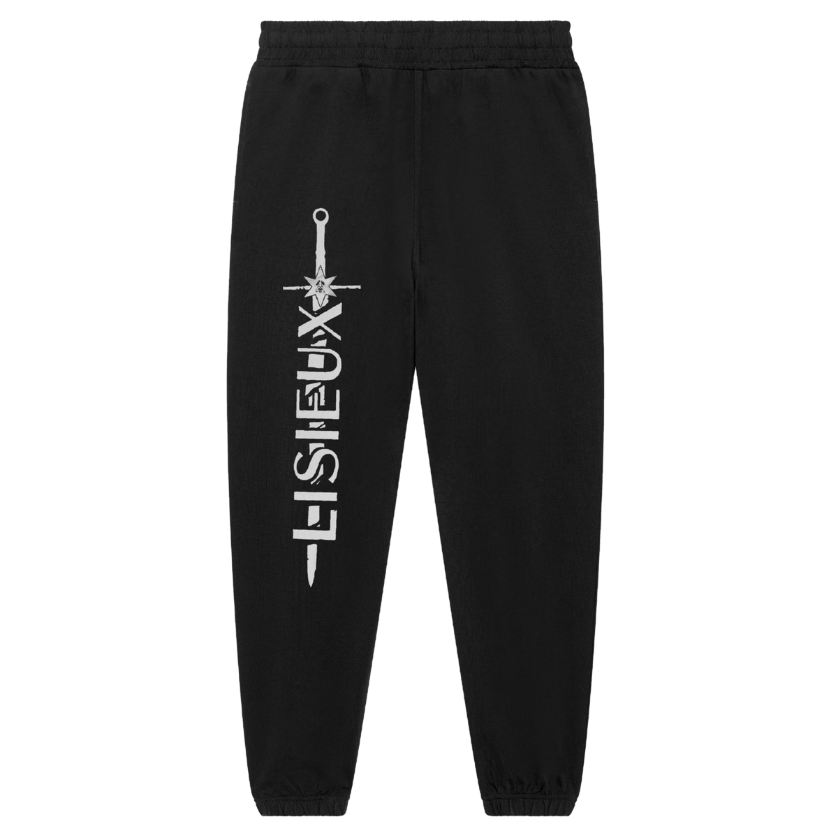 LISIEUX &quot;Sword&quot; Black Sweatpants