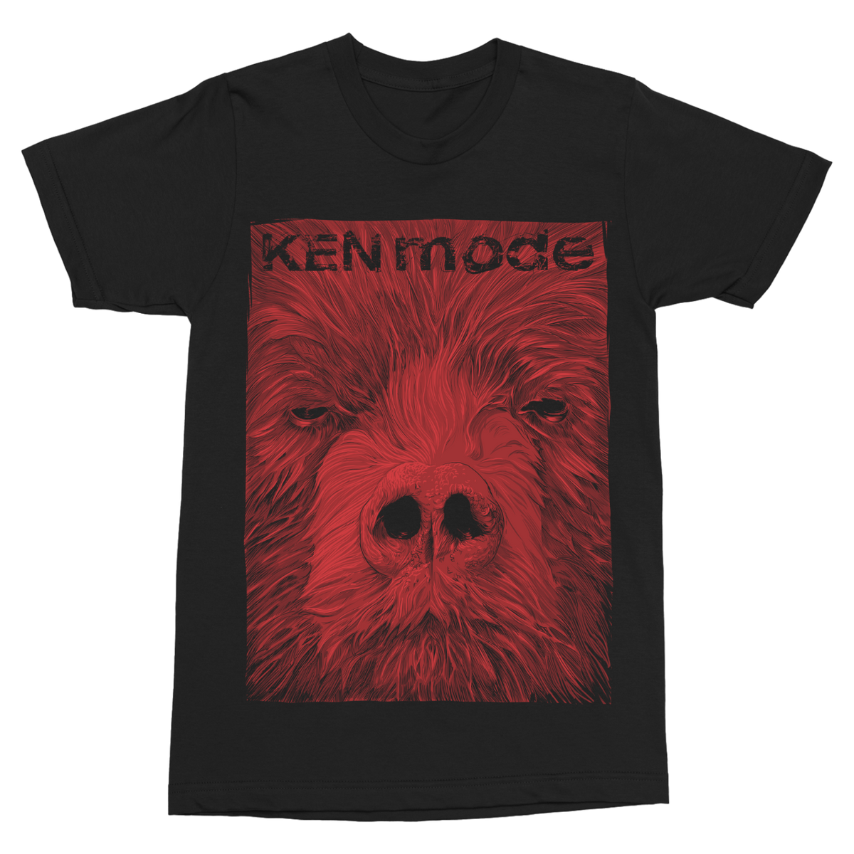 KEN MODE &quot;Bear&quot; Black T-Shirt