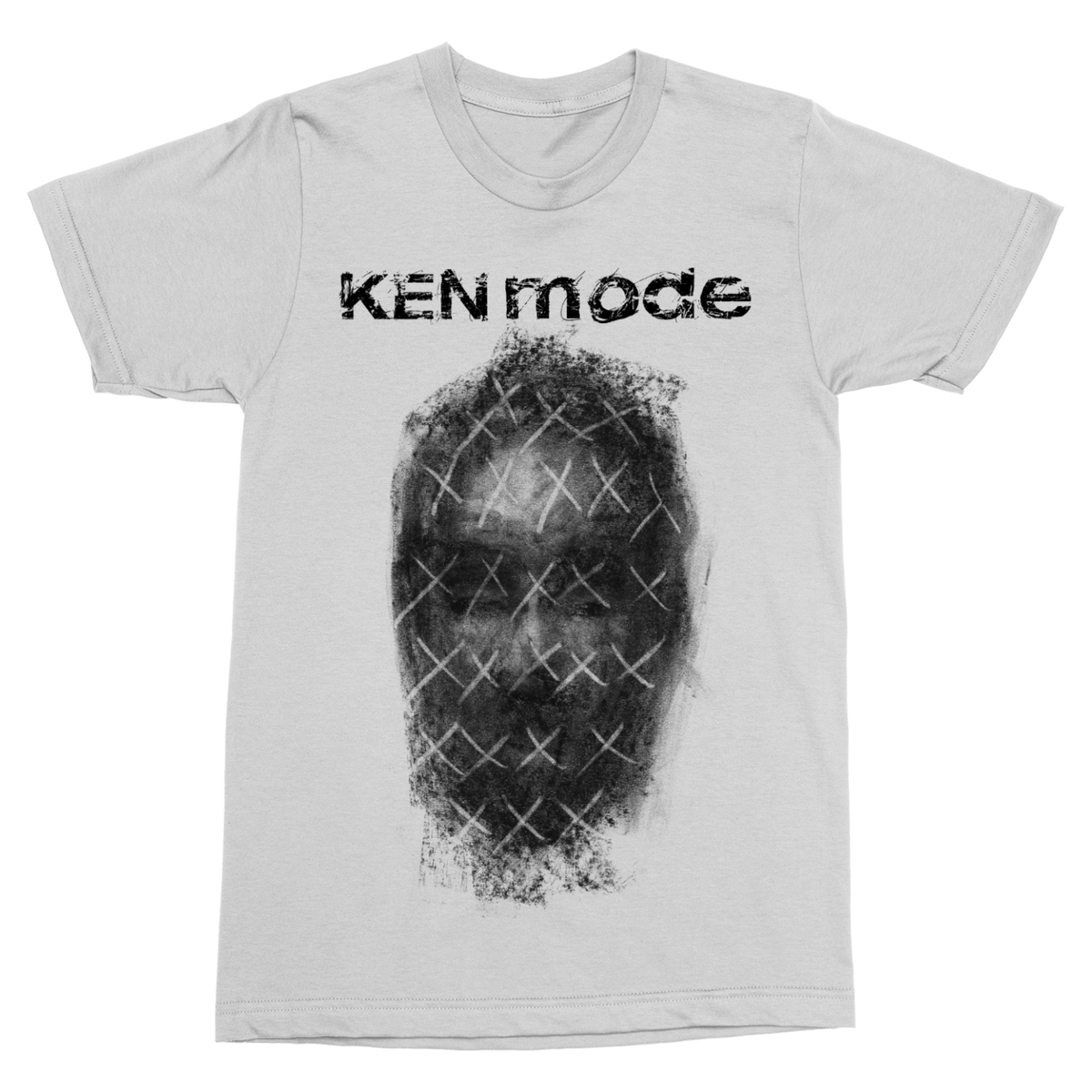 KEN MODE &quot;Deleted Face/Mr. Wrong&quot; White T-Shirt