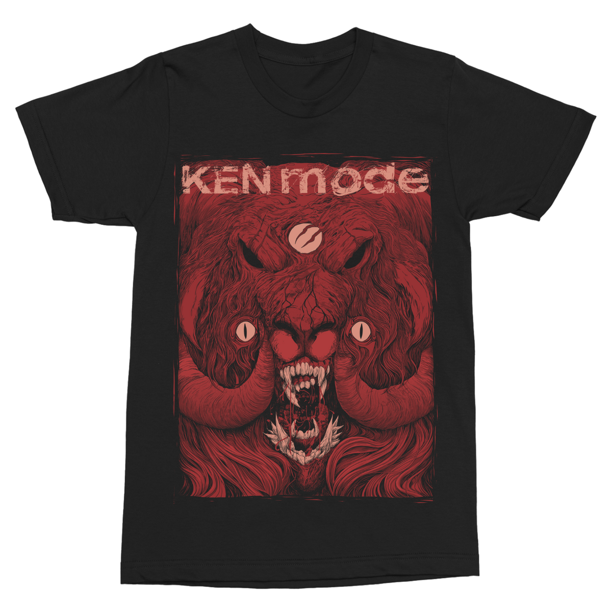KEN MODE &quot;Red Ram&quot; Black T-Shirt