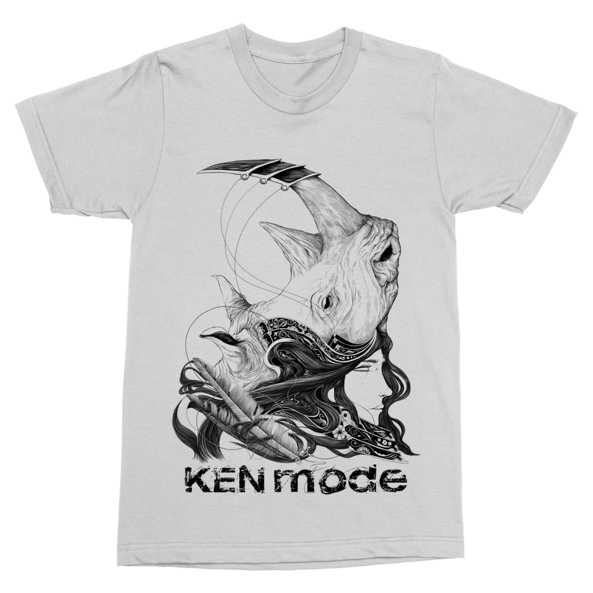 KEN MODE &quot;Rhino&quot; White T-Shirt