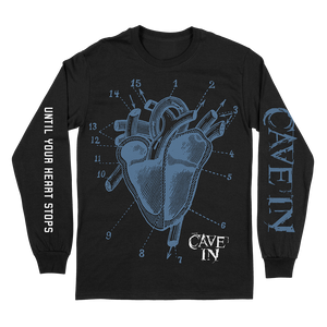 CAVE IN "UYHS Heart“ Black Longsleeve