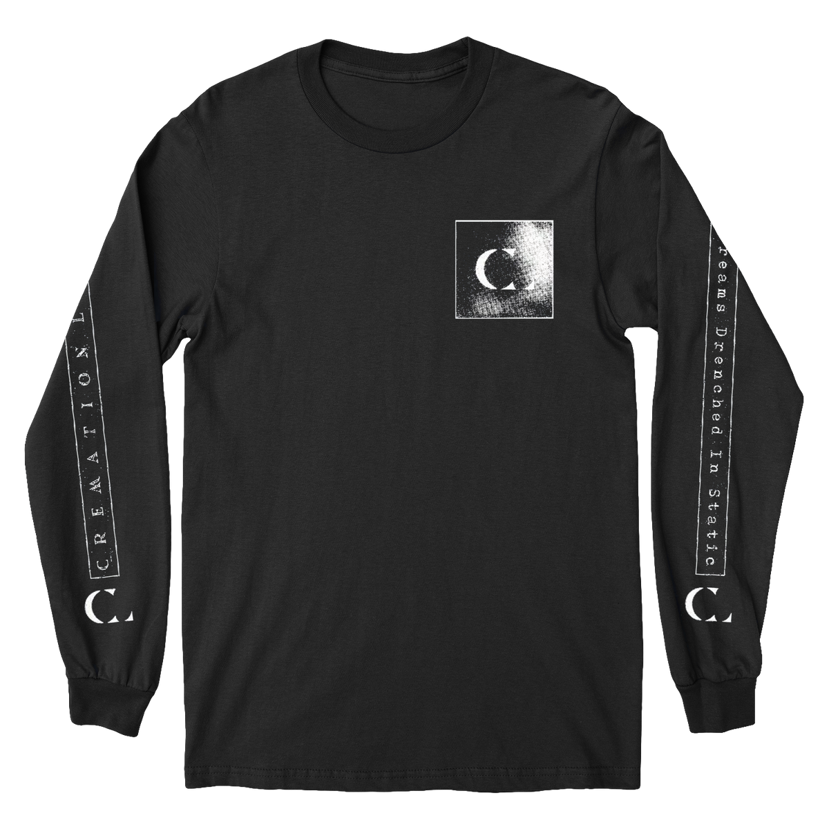 CREMATION LILY &quot;Moon&quot; Black Longsleeve