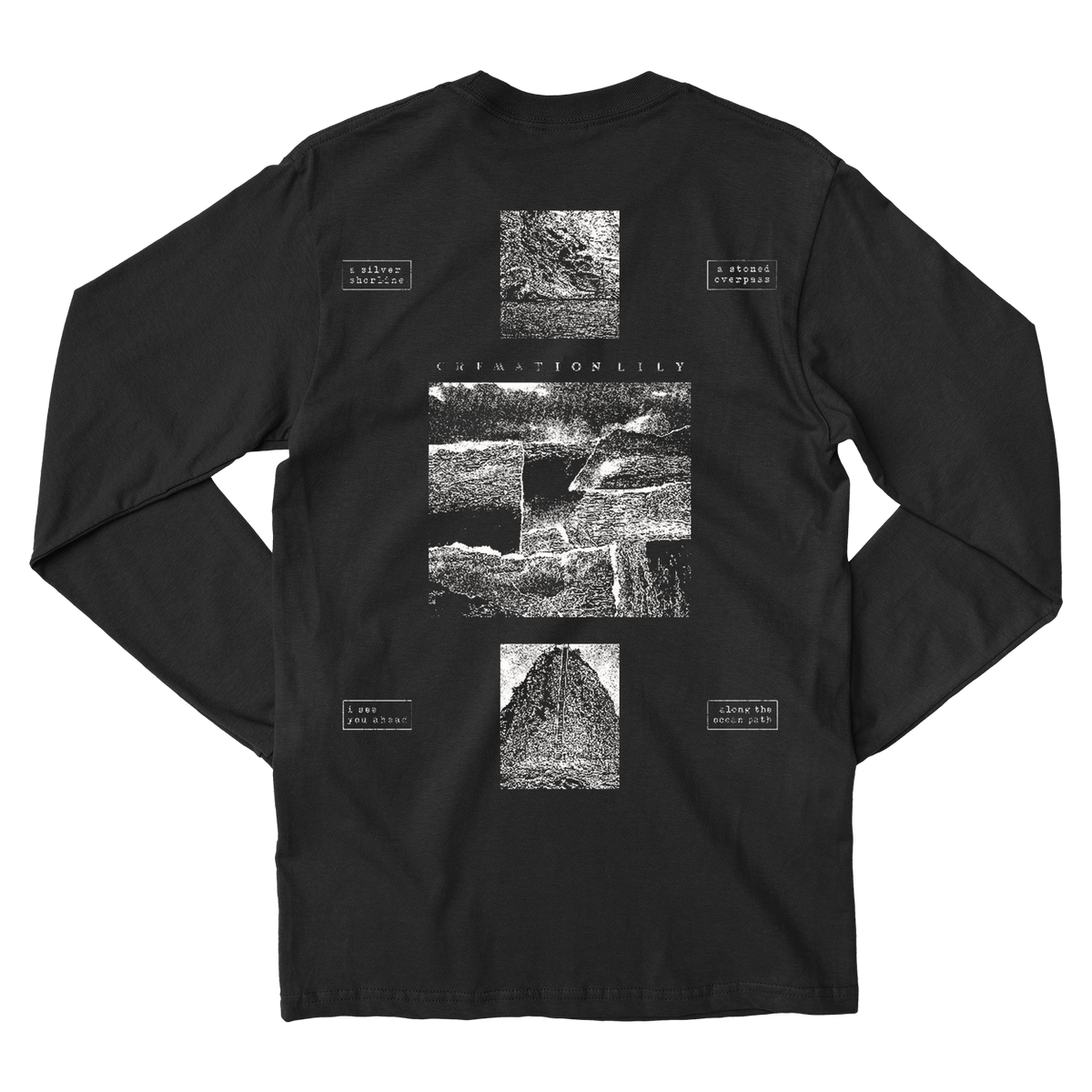 CREMATION LILY &quot;Moon&quot; Black Longsleeve