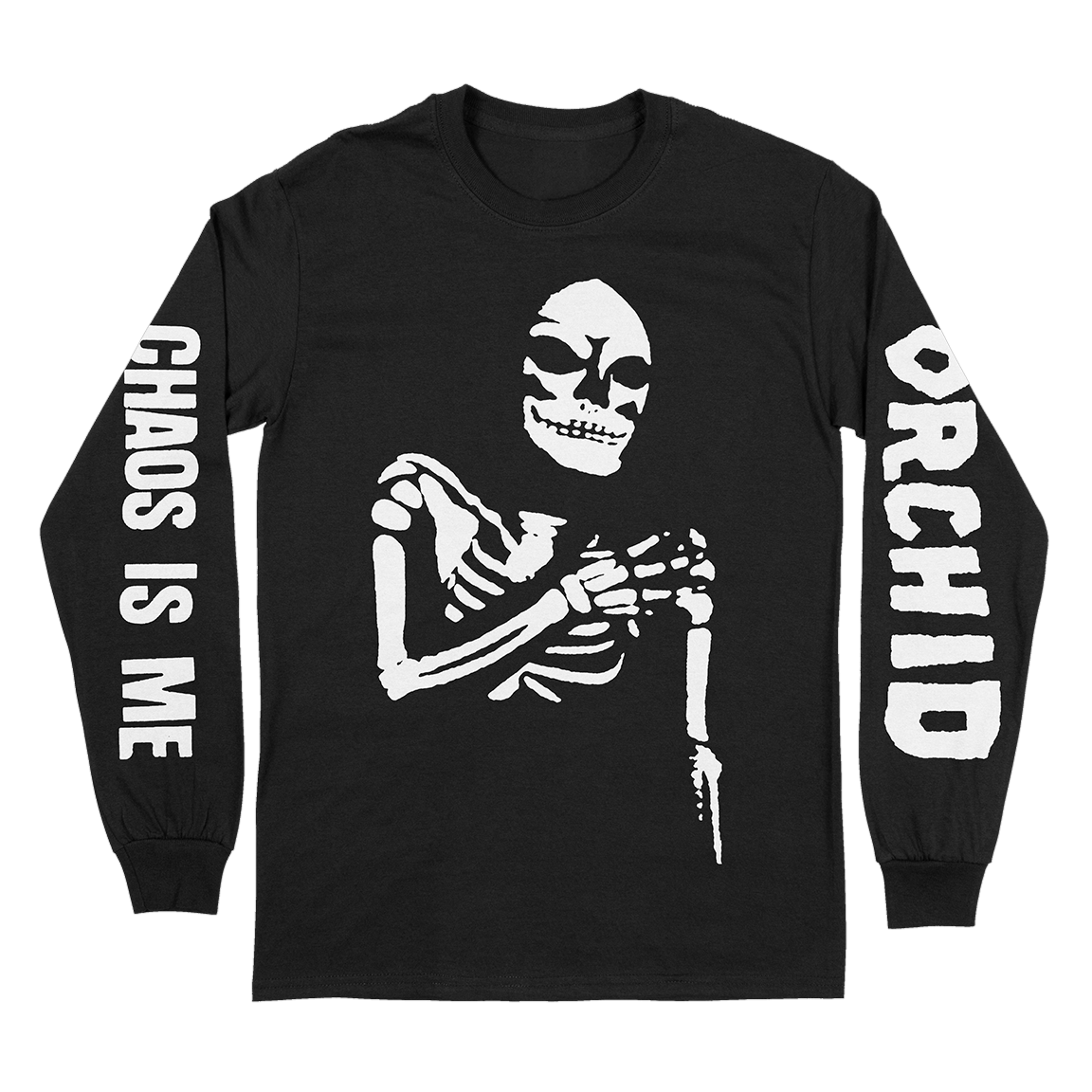 Orchid &quot;Chaos Is Me&quot; Black Longsleeve