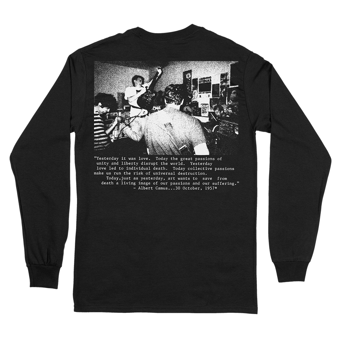 Orchid &quot;Chaos Is Me&quot; Black Longsleeve