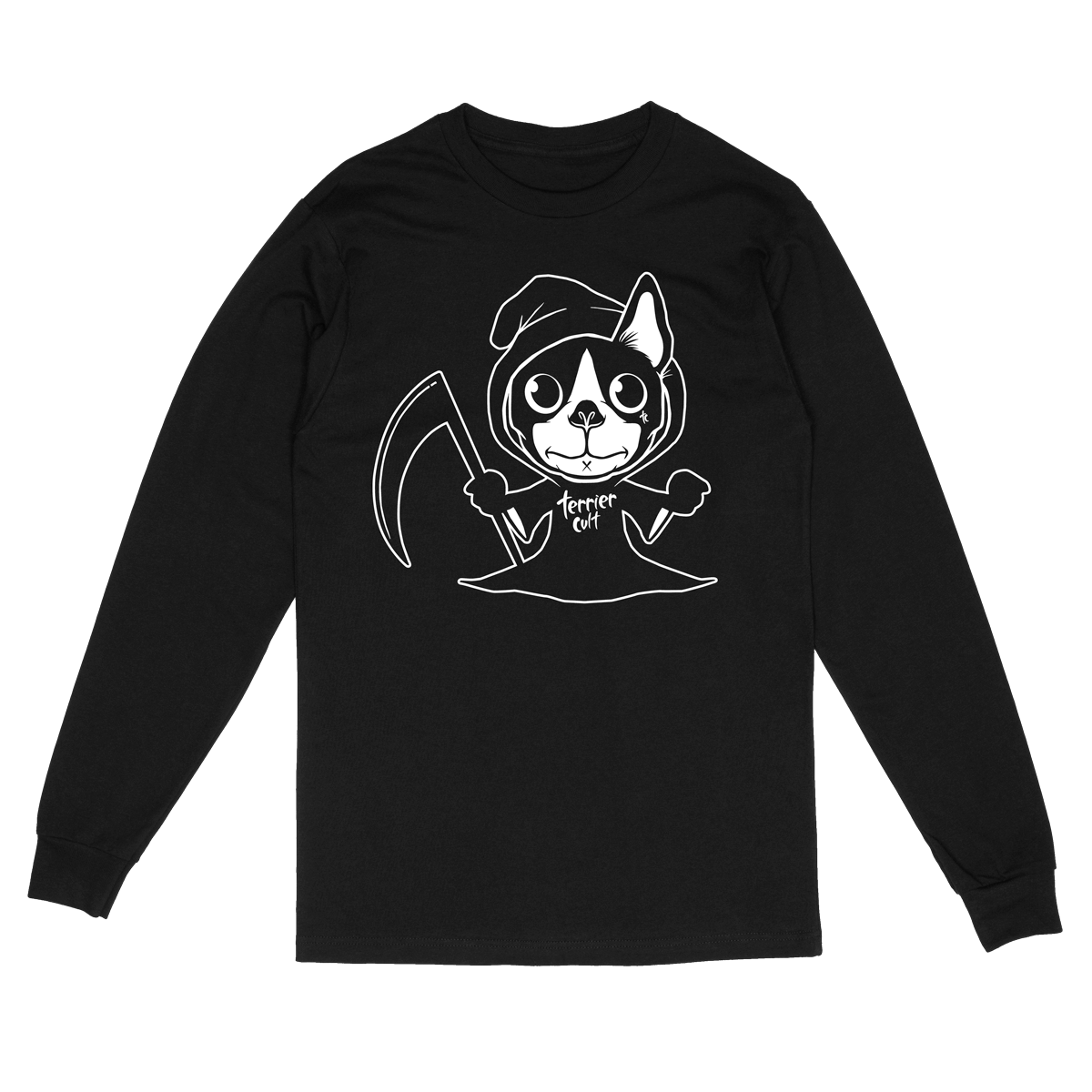 TERRIER CVLT &quot;Dogzig&quot; Black Longsleeve