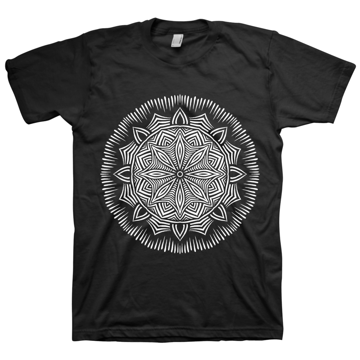 THOMAS HOOPER &quot;Lotus Line&quot; Black T-Shirt