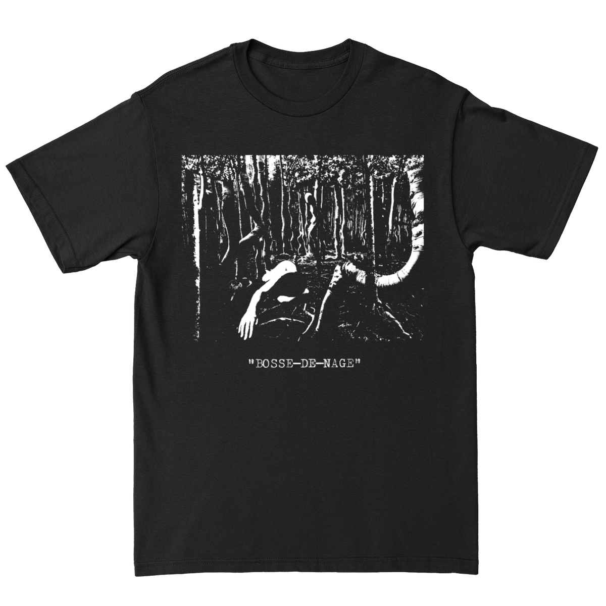 BOSSE-DE-NAGE &quot;Self-Titled&quot; Black T-Shirt