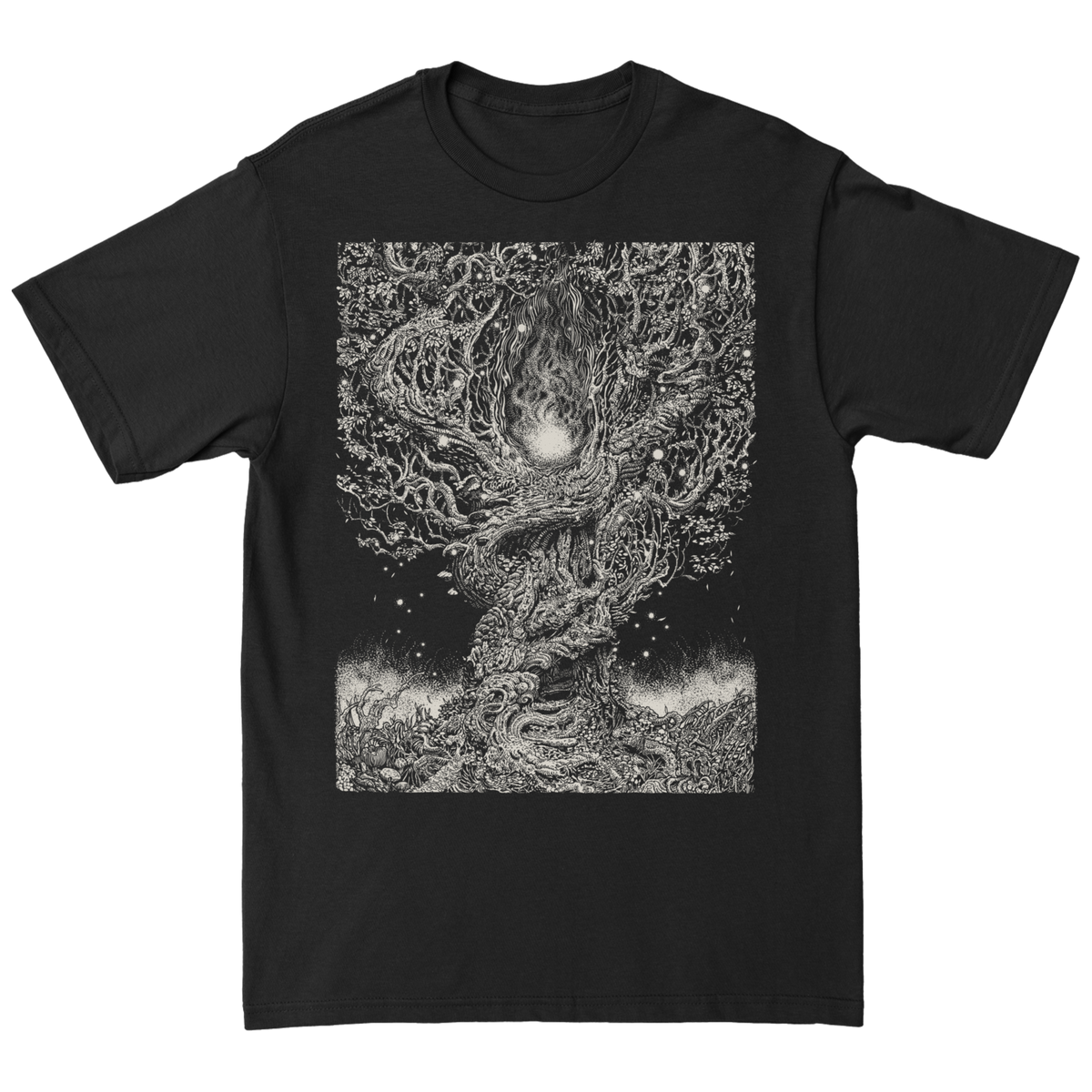 Richey Beckett &quot;Tree of Life: Grey&quot; Premium Black T-Shirt