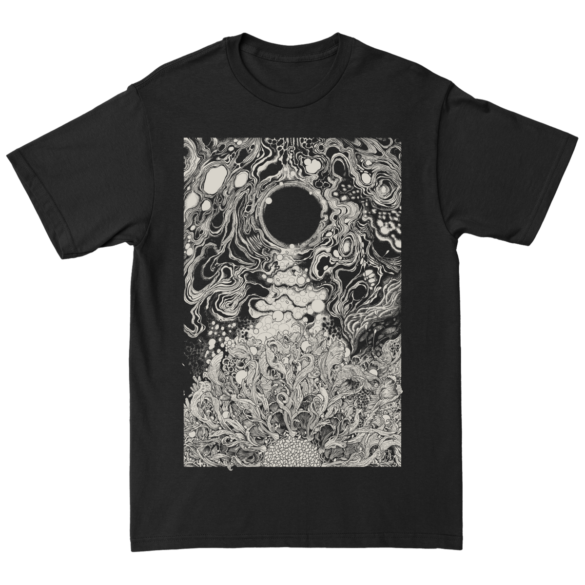 Richey Beckett &quot;Earth: Grey&quot; Premium Black T-Shirt