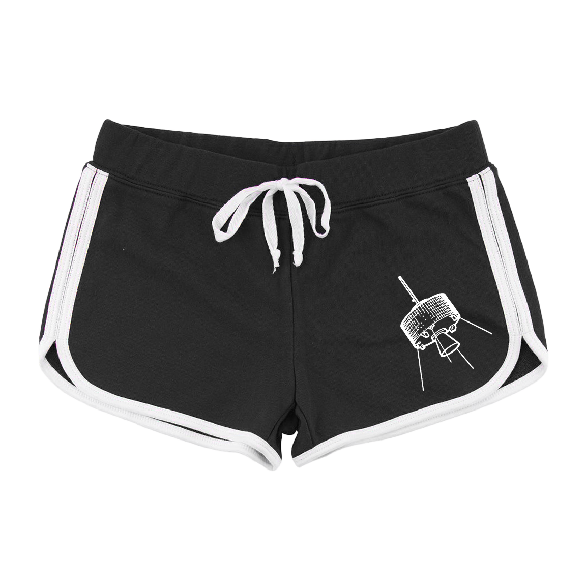 Cave In &quot;Satellite&quot; Black Women&#39;s Shorts