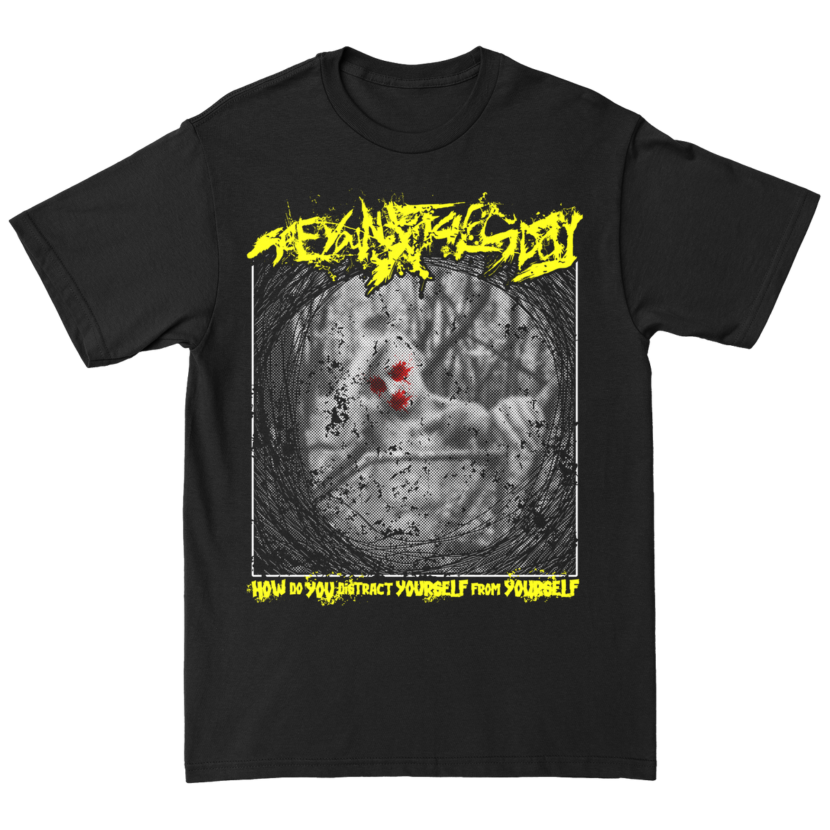 SEE YOU NEXT TUESDAY &quot;Distract Yourself&quot; Black T-Shirt