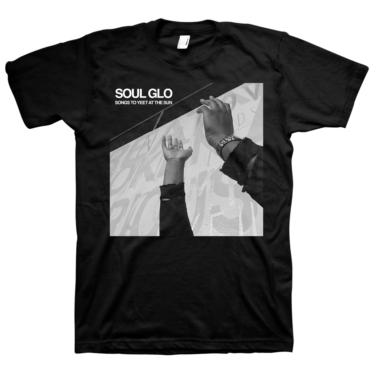 SOUL GLO &quot;Cover&quot; Black T-Shirt