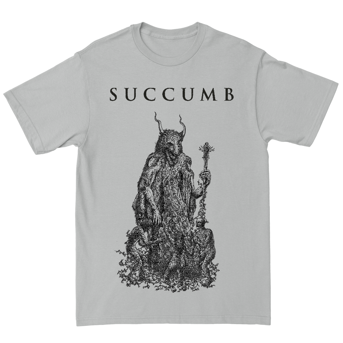 SUCCUMB &quot;Horn Guy&quot; White T-Shirt