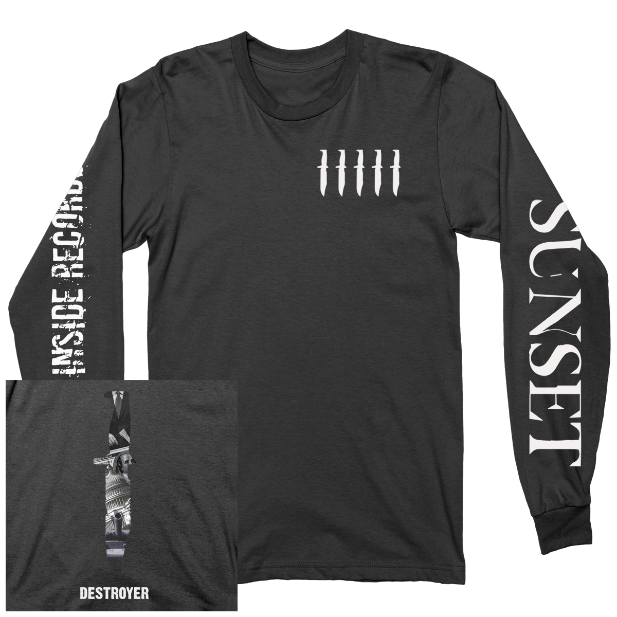 SUNSET &quot;Destroyer&quot; Black Longsleeve