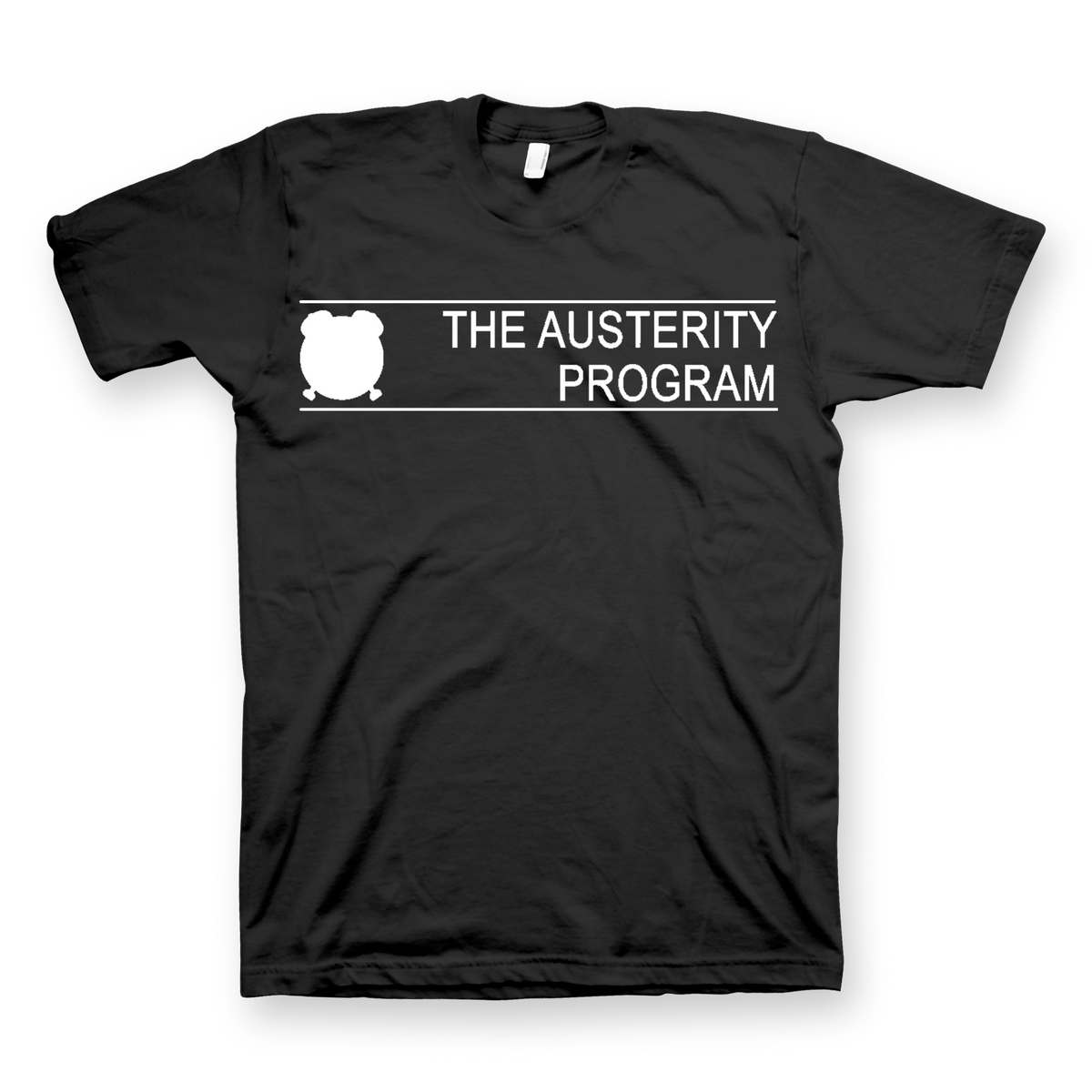 THE AUSTERITY PROGRAM &quot;Standard&quot; Black T-Shirt
