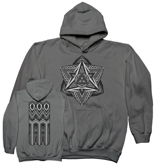 THOMAS HOOPER &quot;Ashes And Diamonds&quot; Gray Hooded Sweatshirt