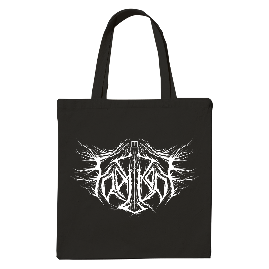 FRAIL BODY &quot;Metal Logo&quot; Black Tote