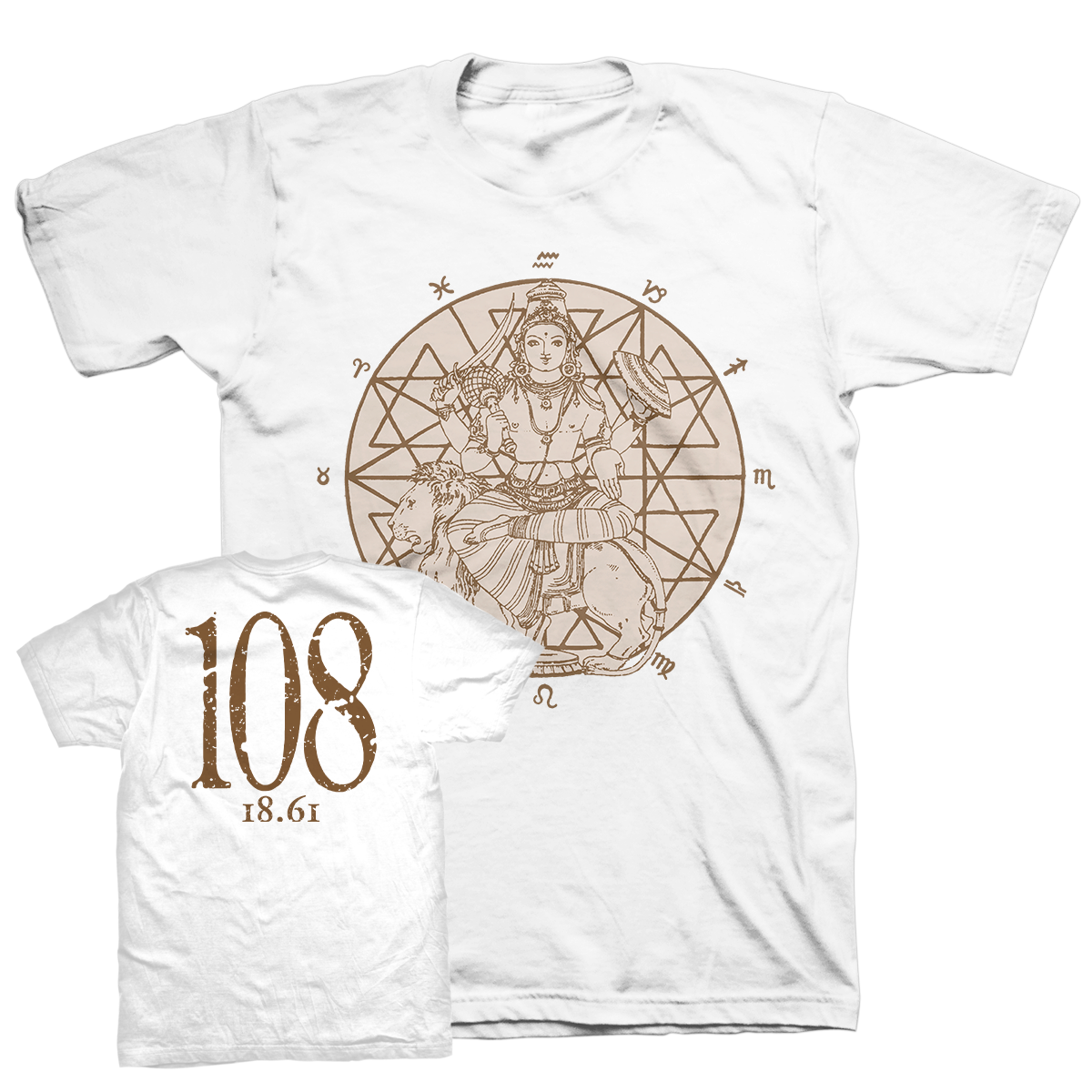 108 &quot;18.61&quot; White T-Shirt