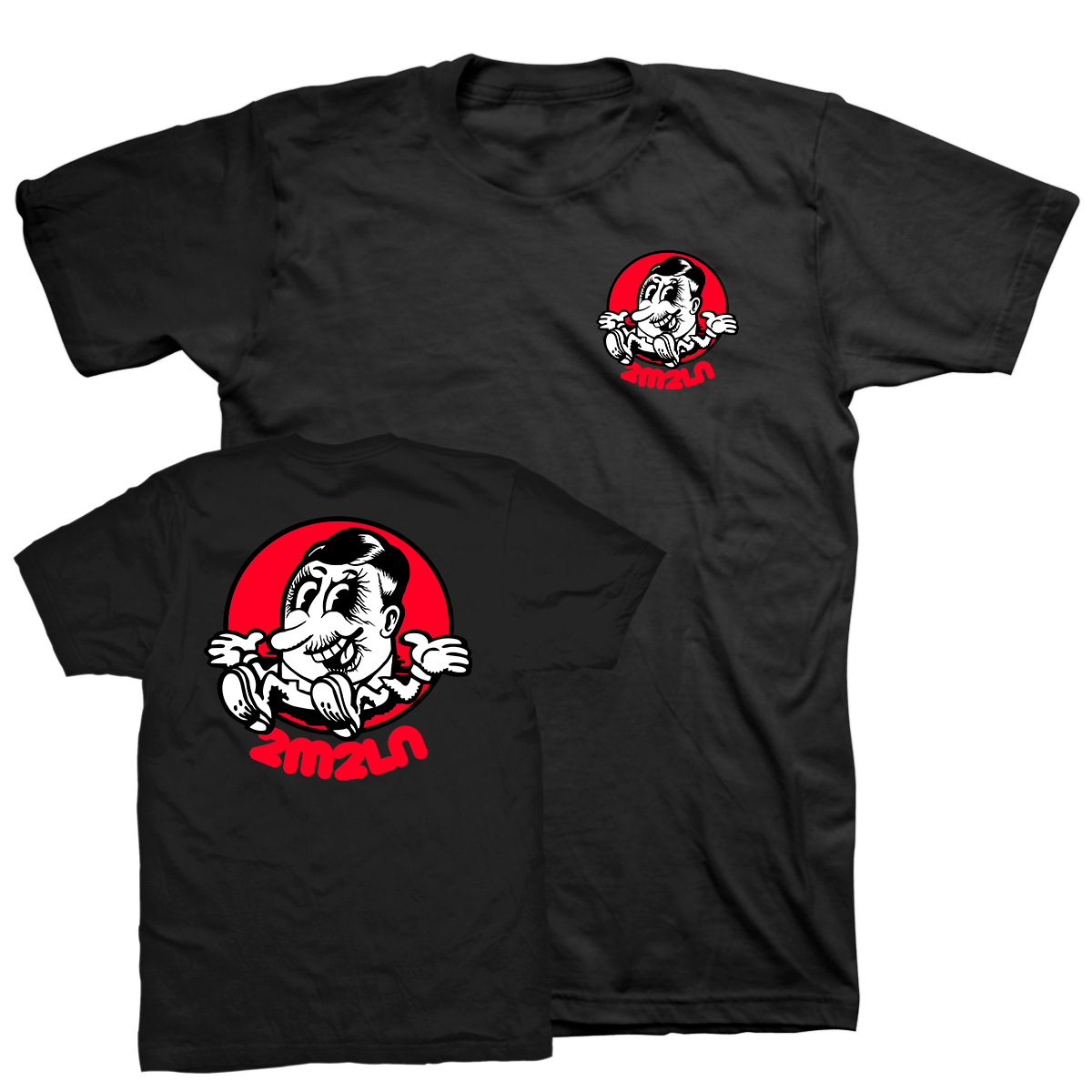 TWO MINUTES TO LATE NIGHT &quot;Screem Magazine&quot; Black T-Shirt