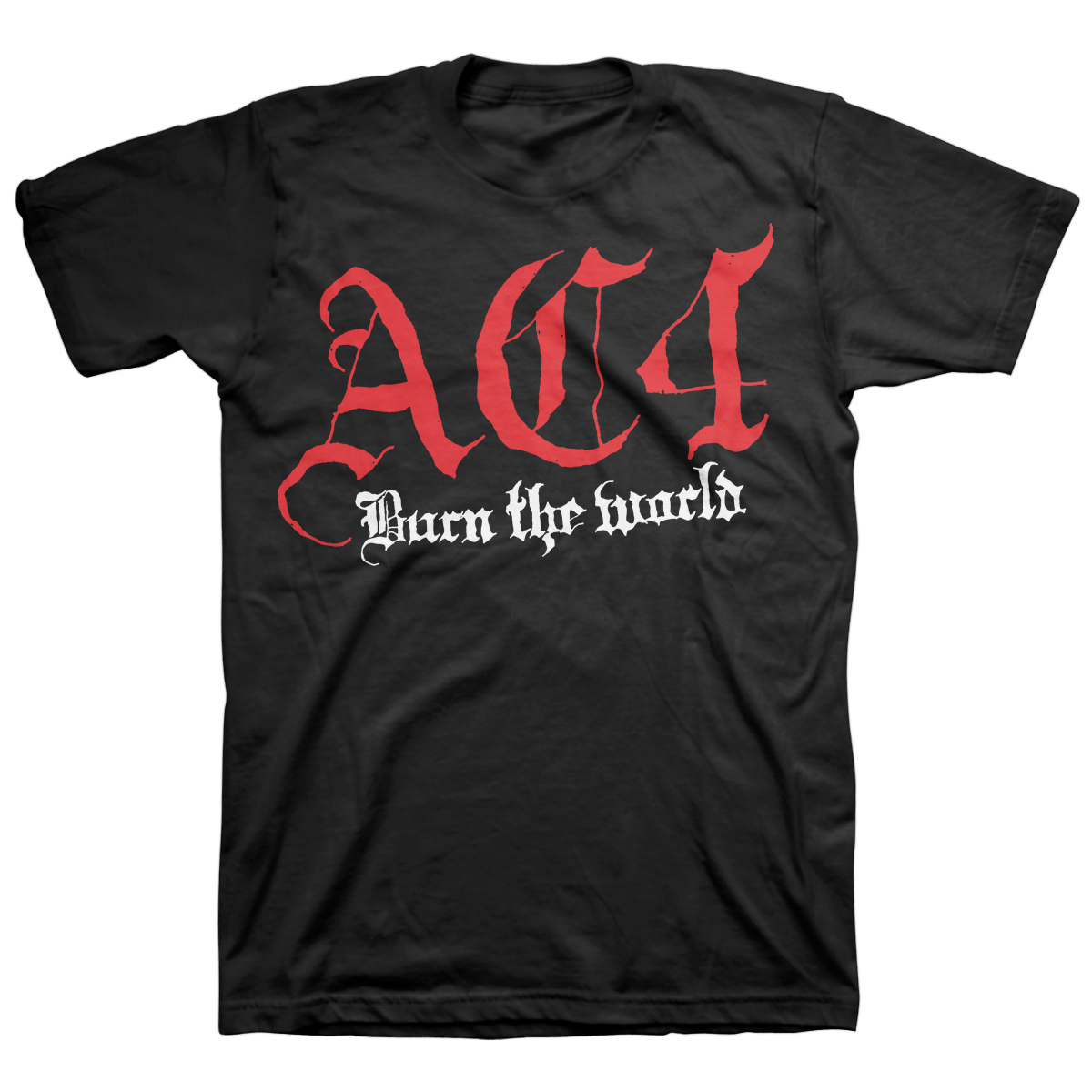AC4 &quot;Burn The World: Logo&quot; Black T-Shirt
