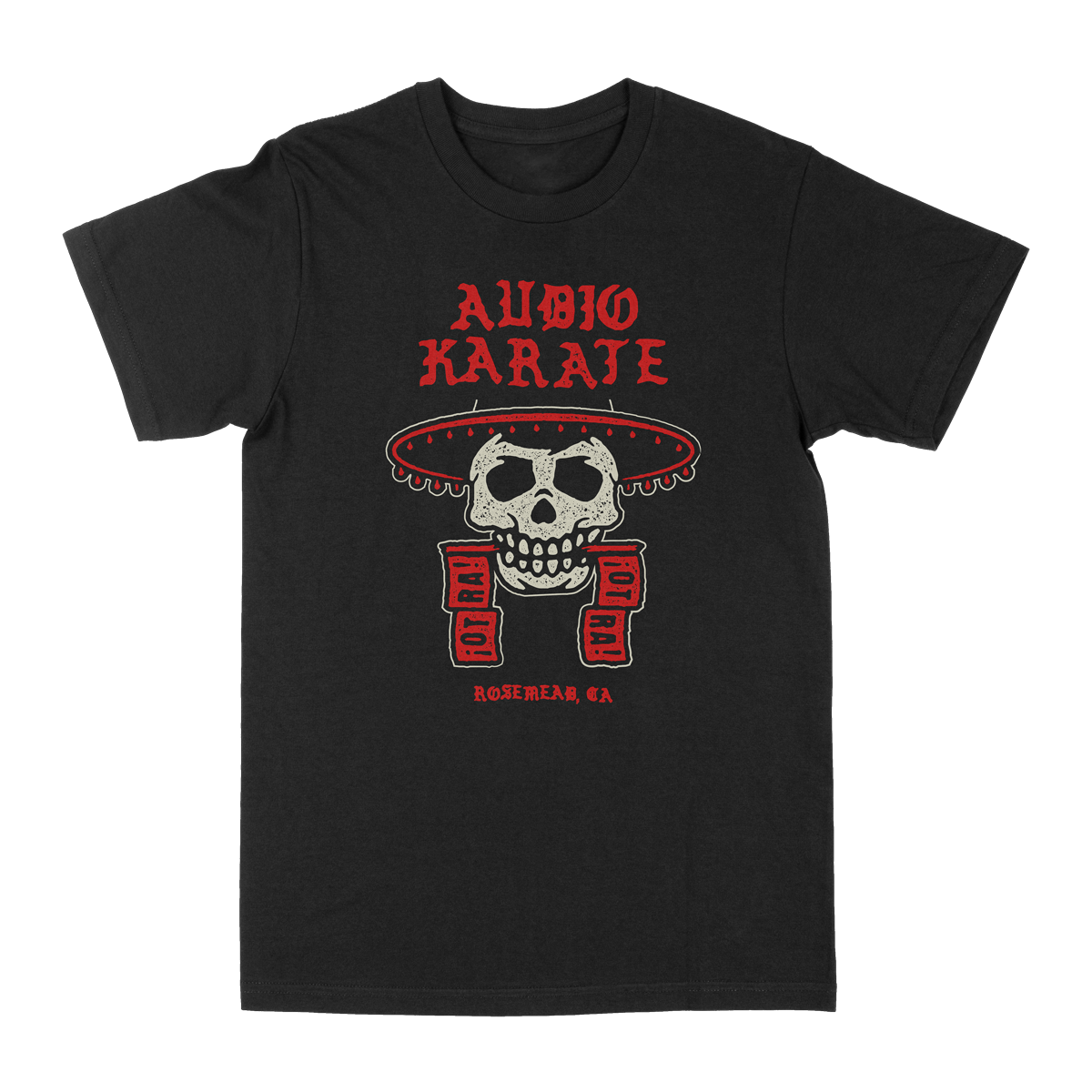 AUDIO KARATE &quot;Muerto&quot; Black T-Shirt