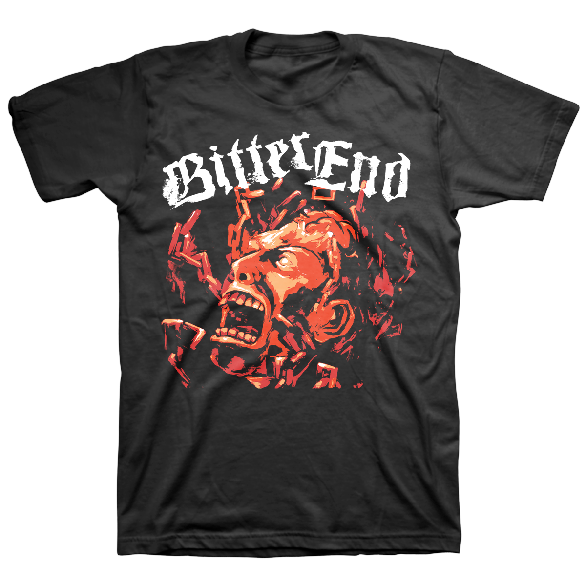 BITTER END &quot;Mind In Chains&quot; Black T-Shirt