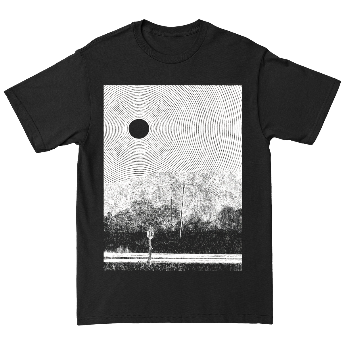 BLACK WING &quot;No Moon&quot; Black T-Shirt