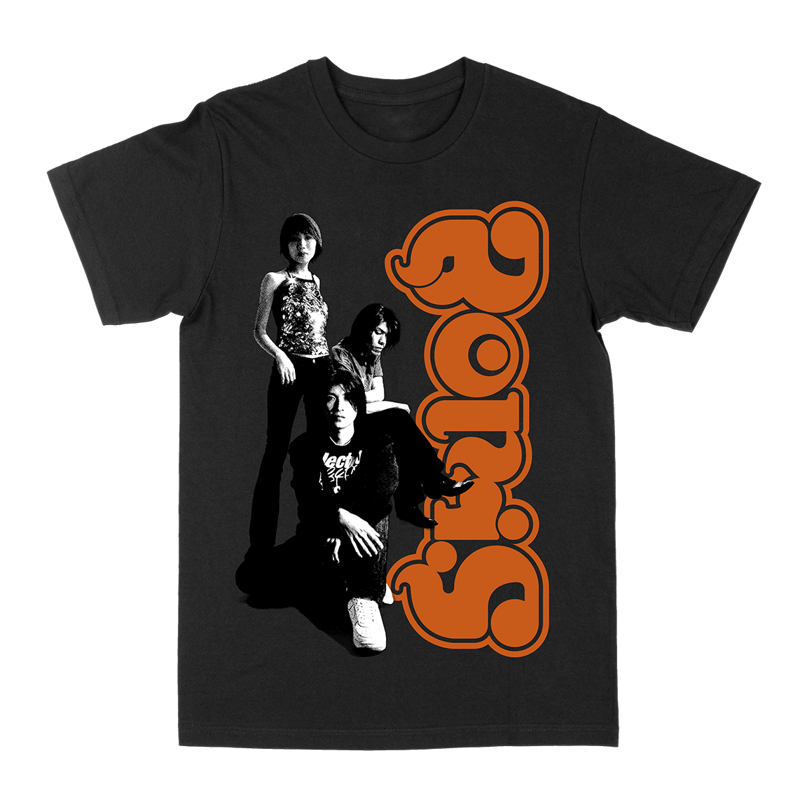 BORIS "Heavy Rocks: Band" Black T-Shirt