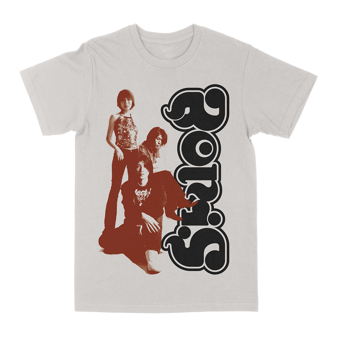 BORIS &quot;Heavy Rocks: Band&quot; Vintage White T-Shirt