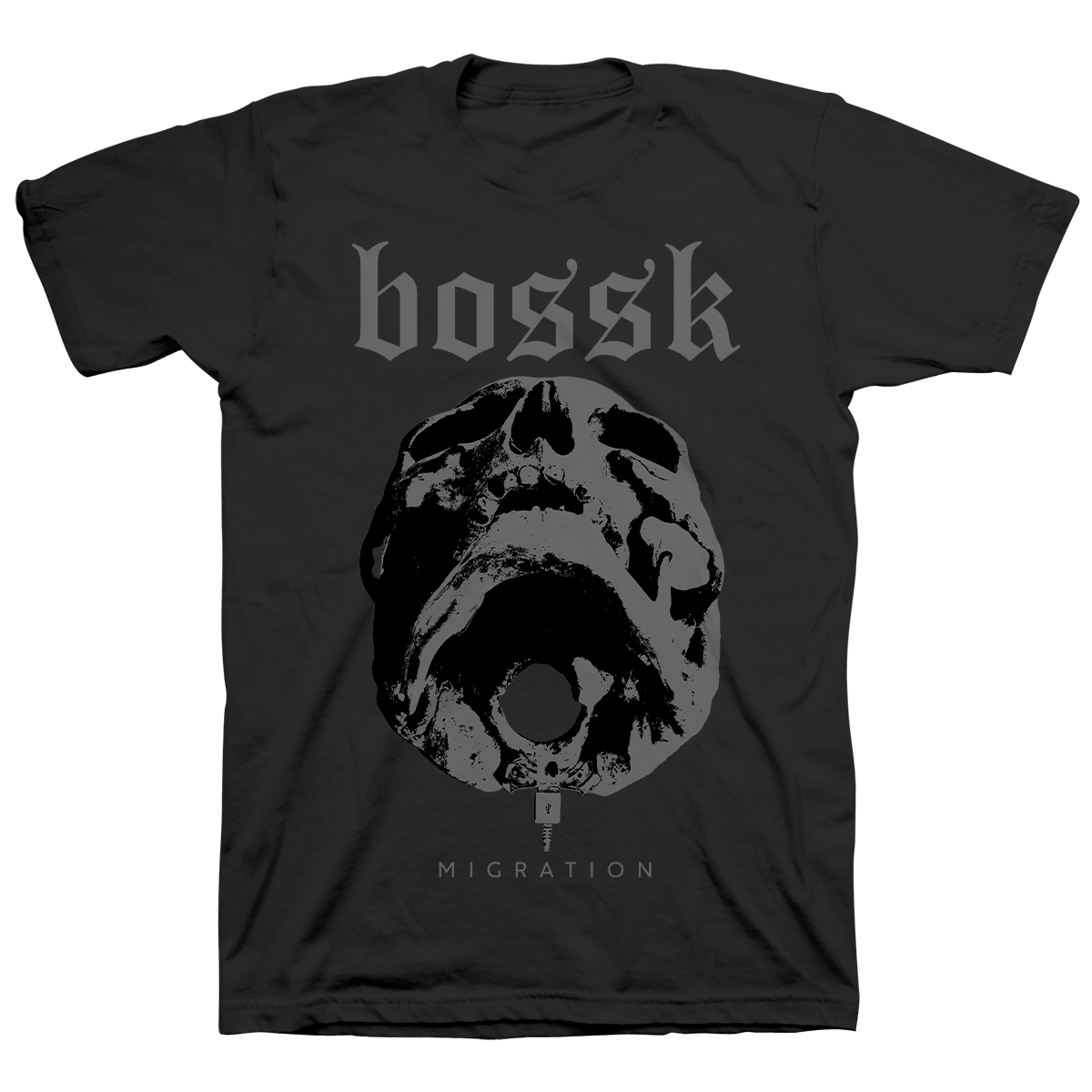 BOSSK &quot;Skull&quot; Black T-Shirt