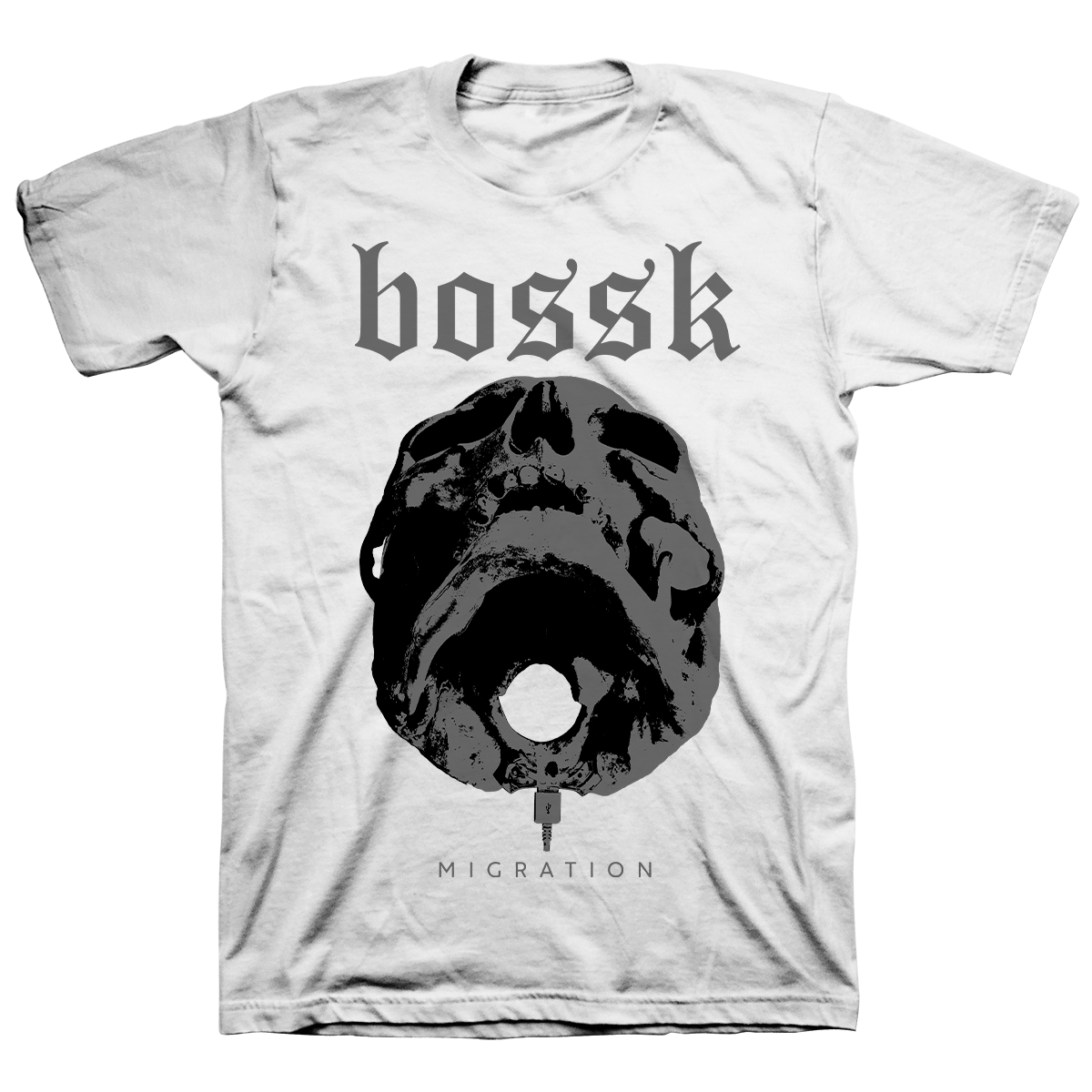BOSSK &quot;Skull&quot; White T-Shirt