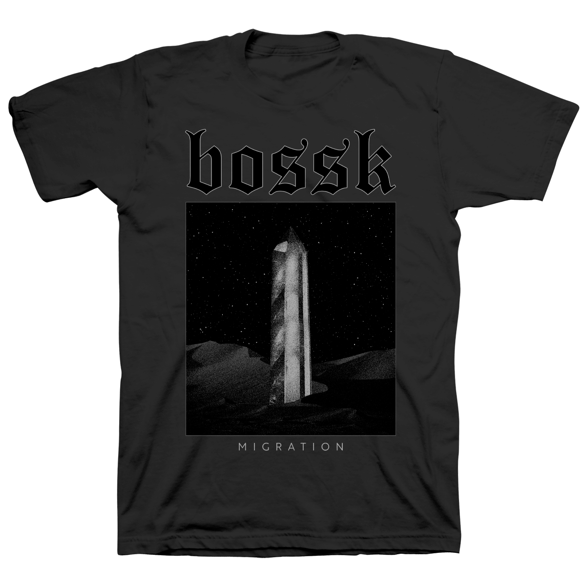 BOSSK &quot;Obelisk&quot; Black T-Shirt