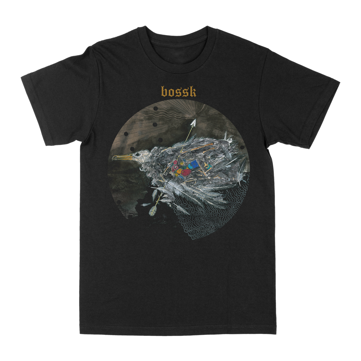 BOSSK &quot;Albatross Alternate&quot; Black T-Shirt
