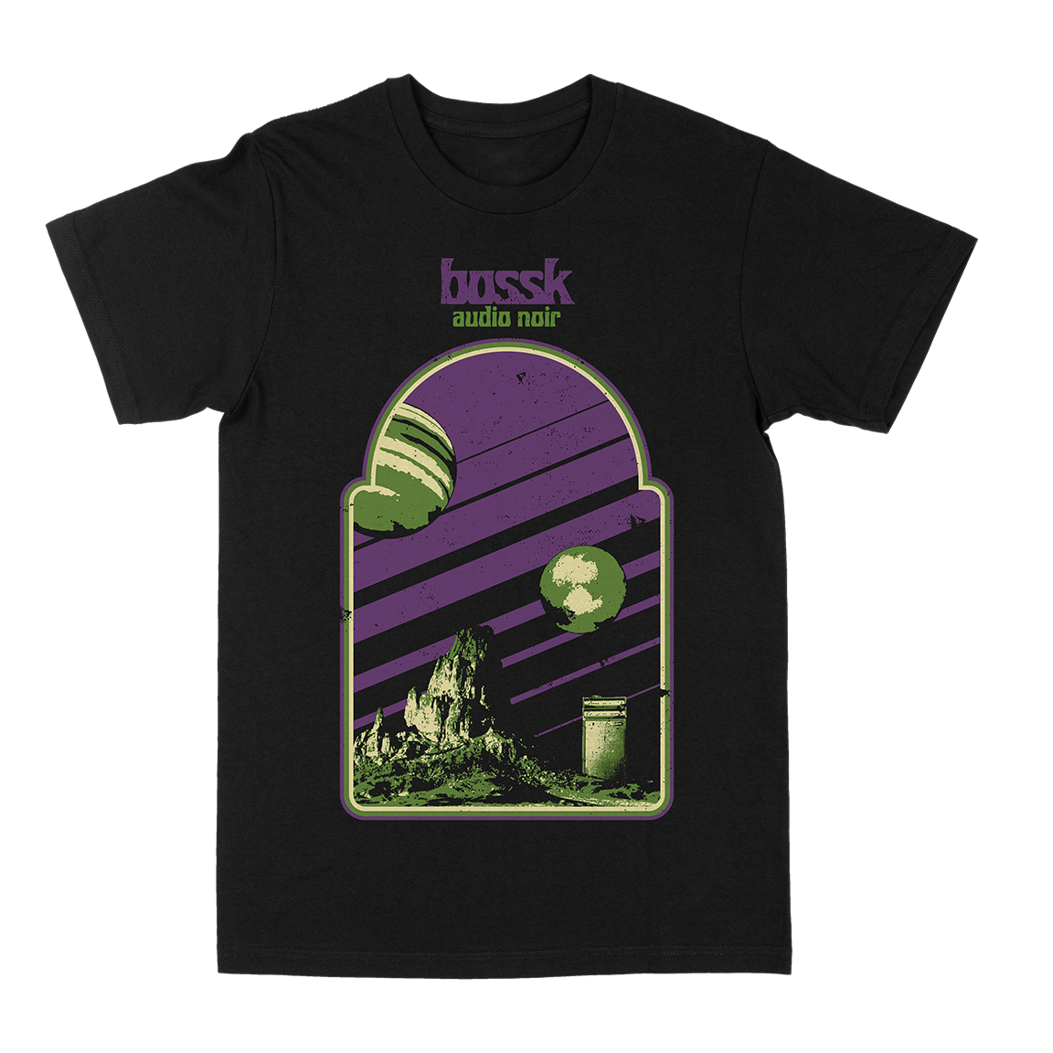 BOSSK &quot;Audio Noir&quot; Black T-Shirt
