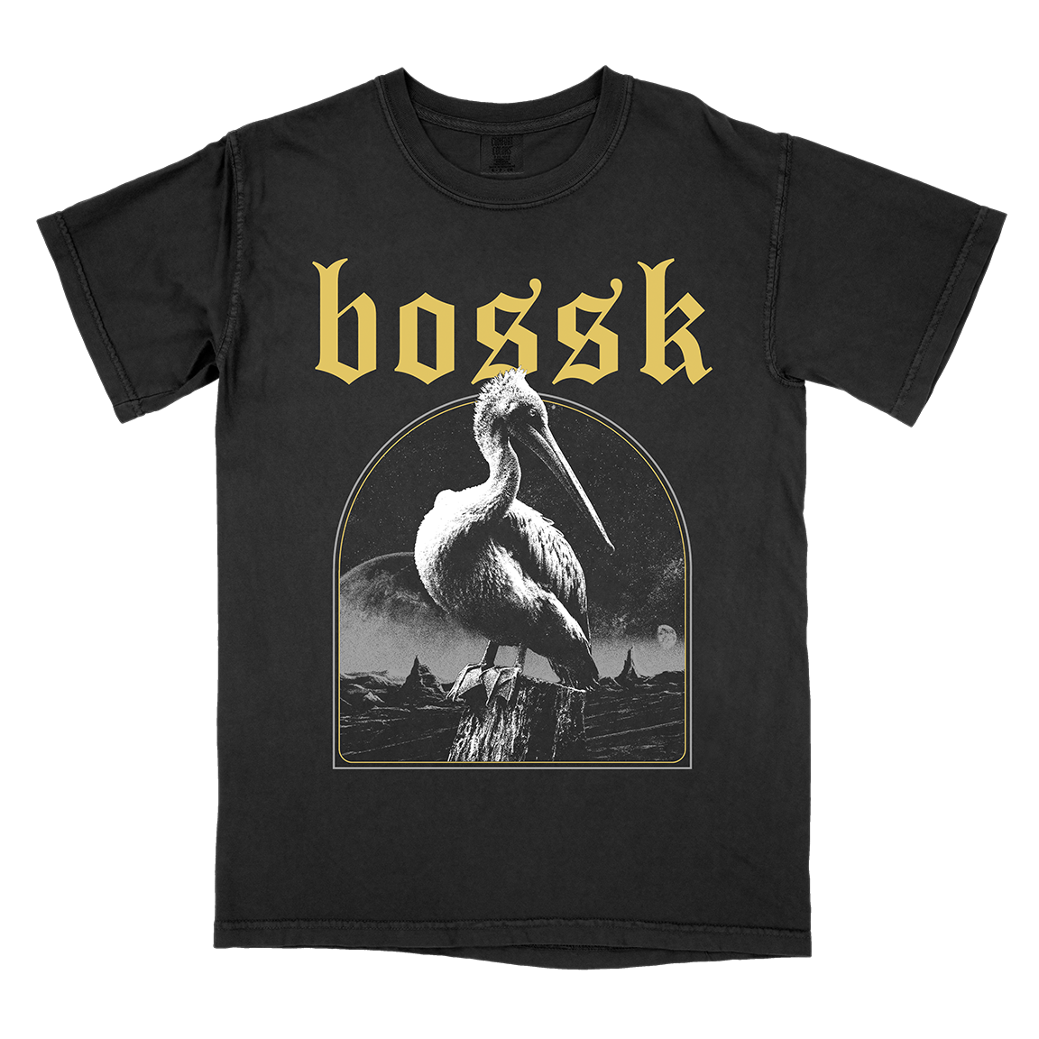 Bossk &quot;White Stork&quot; Premium Black T-Shirt
