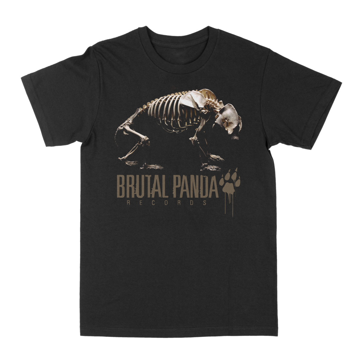 BRUTAL PANDA &quot;Skeleton&quot; Black T-Shirt